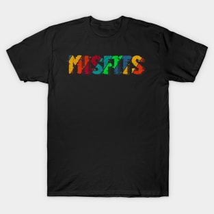 vintage color Misfits T-Shirt